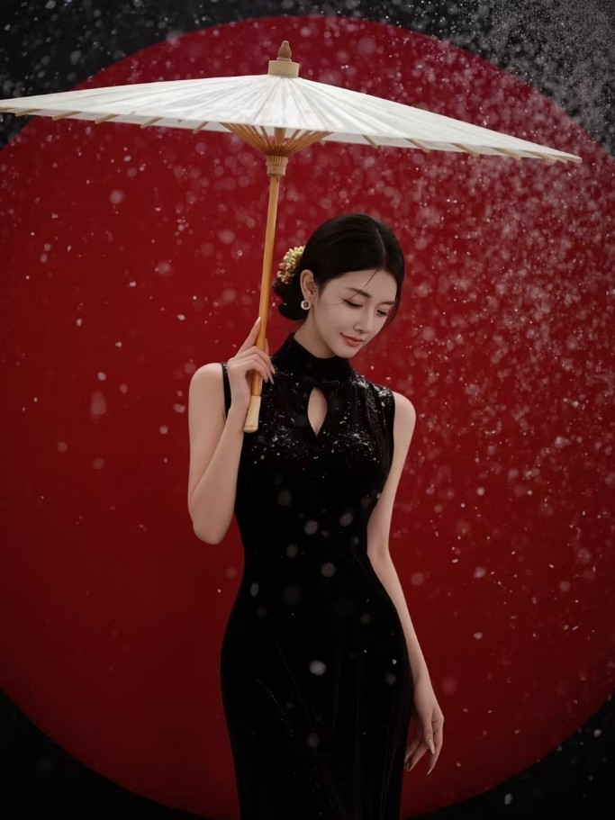演员王昕岚（苡茉）祝影片《功夫女足》票房大卖